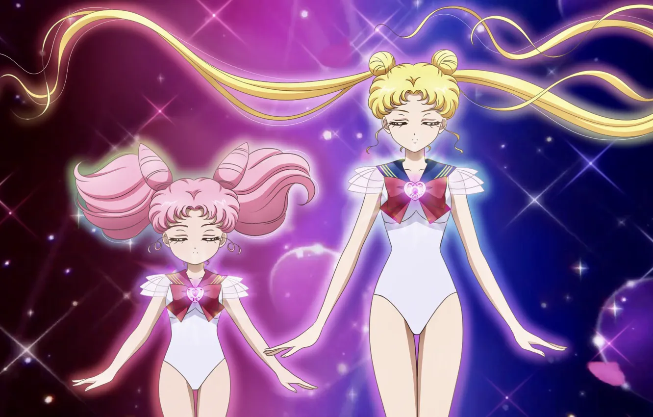 Photo wallpaper Sailor Moon, Chibiusa, Usagi Tsukino, by Sailorcrisis