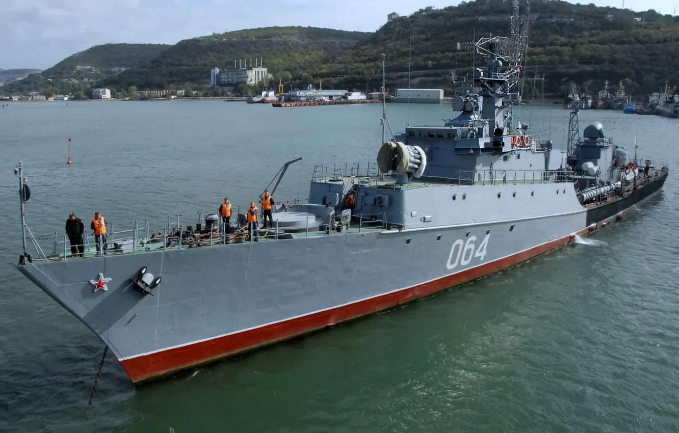 Photo wallpaper ship, Muromets, small anti-submarine