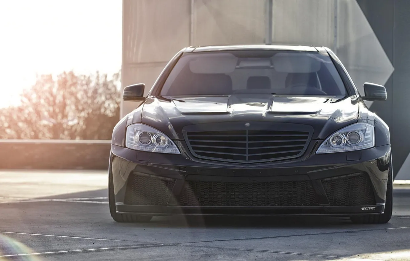 Photo wallpaper 2012, Mercedes Benz, S-Class, Tuned by Prior Design
