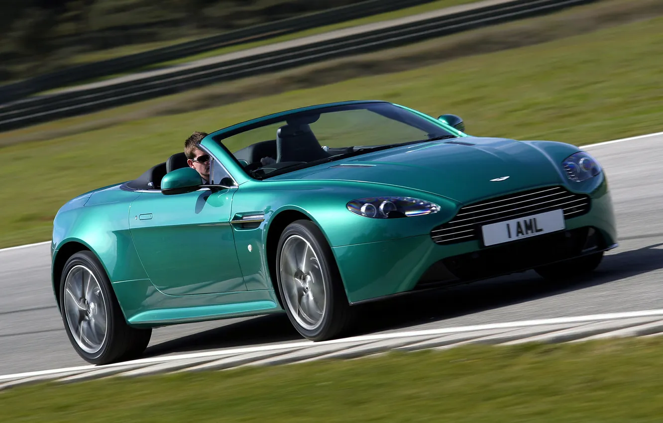 Photo wallpaper Aston Martin, Roadster, speed, Aston Martin, Roadster, Vantage S