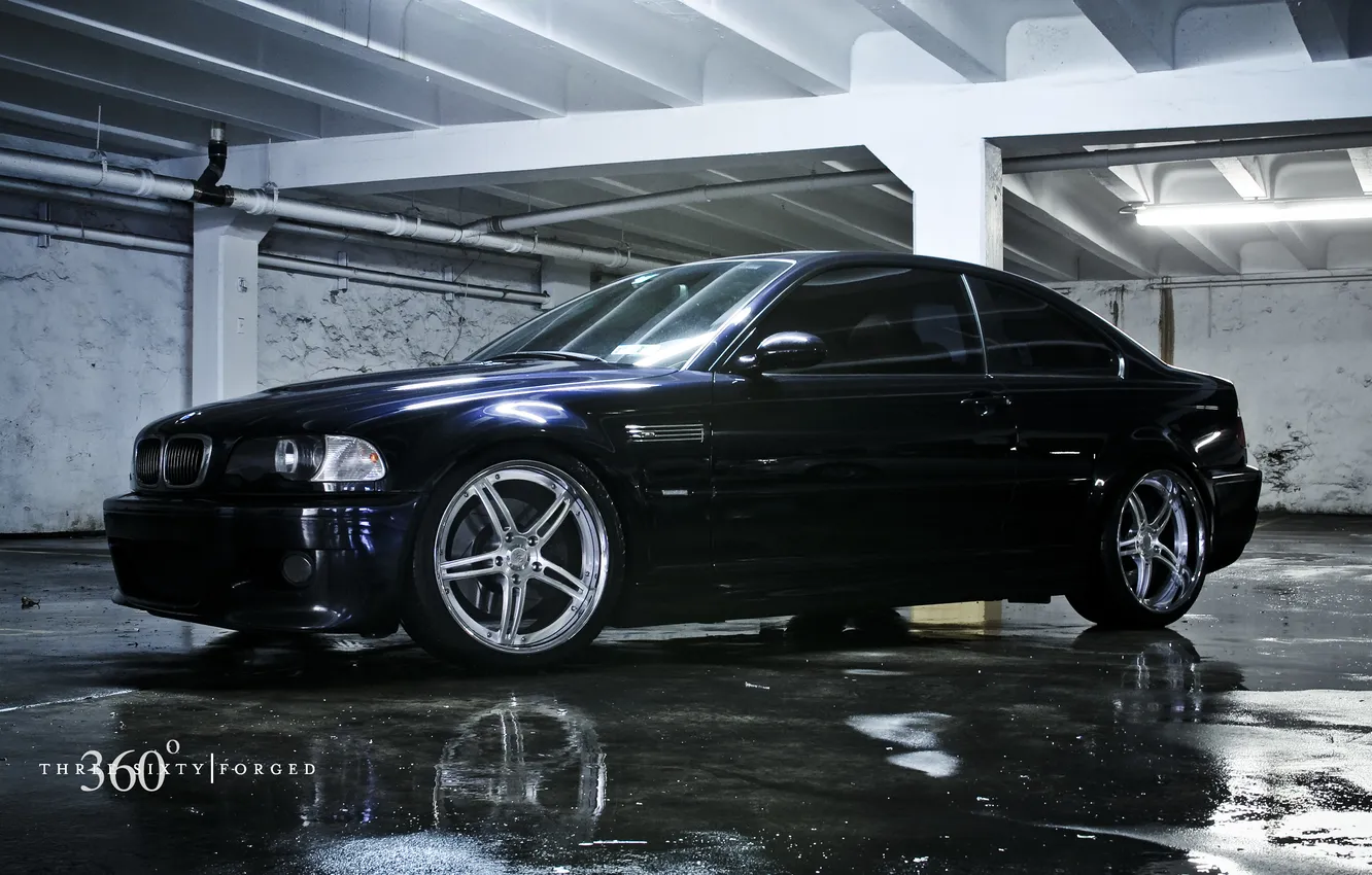 Photo wallpaper BMW, E46