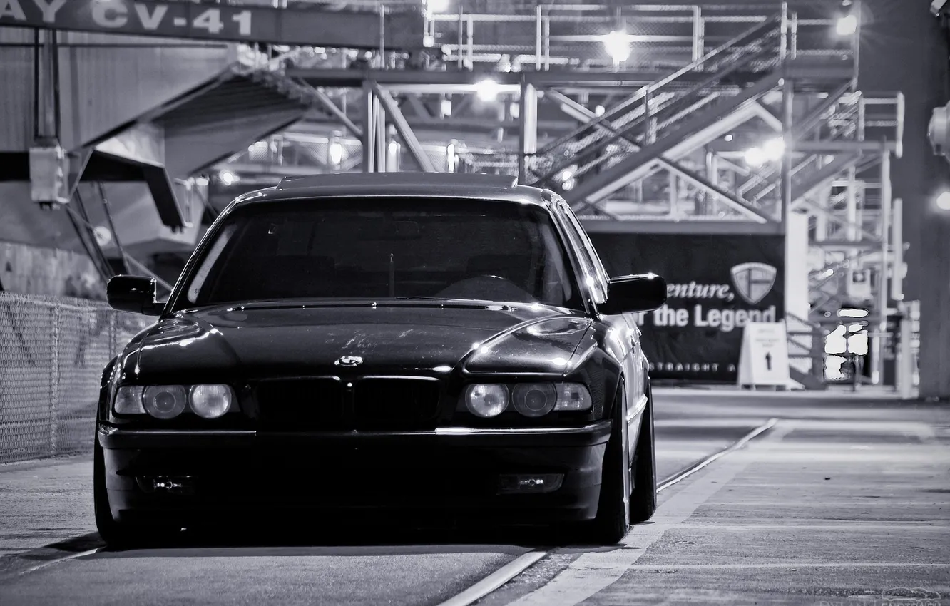 Photo wallpaper BMW, seven, e38, 7 series, bumer