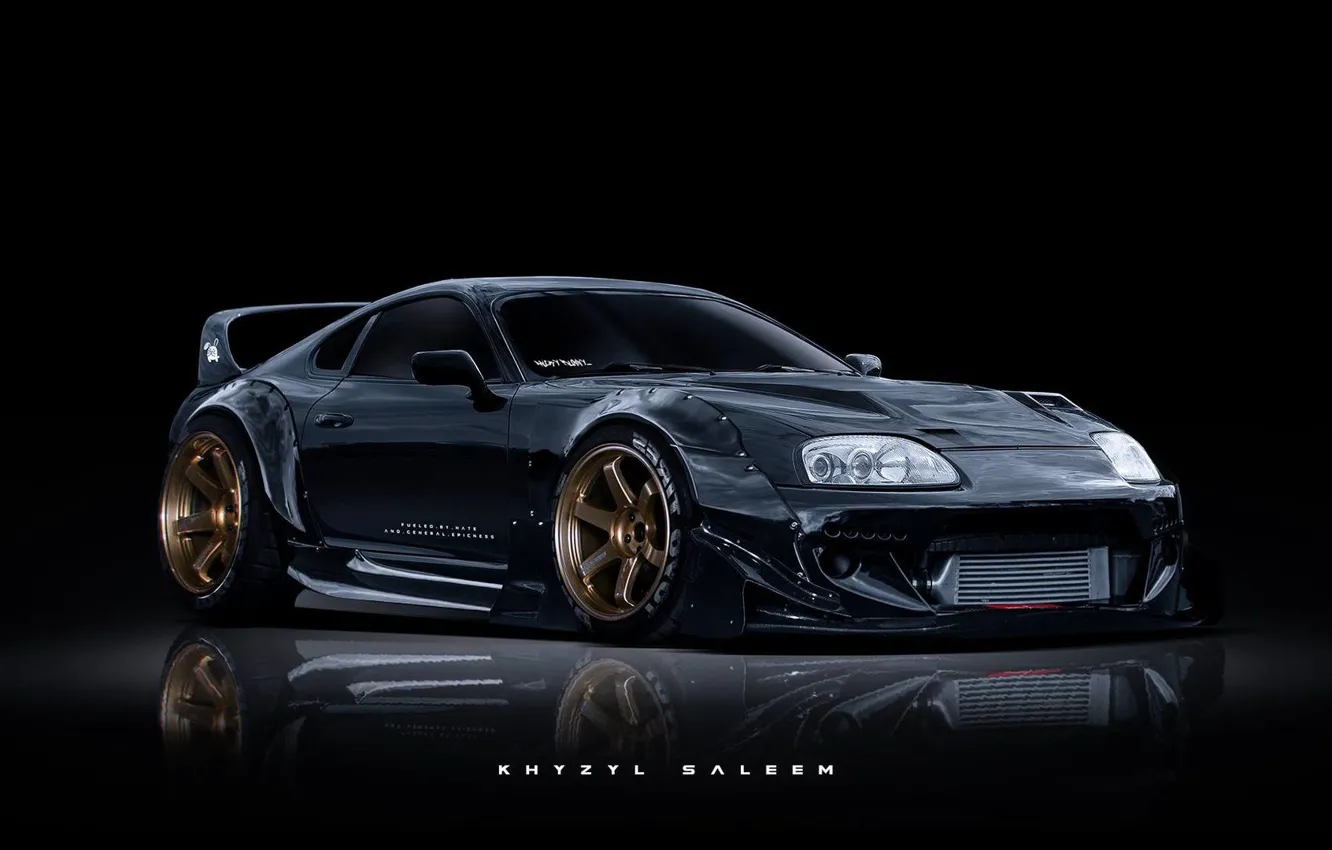 Photo wallpaper Auto, Machine, Tuning, Toyota, Art, Art, Supra, Toyota Supra