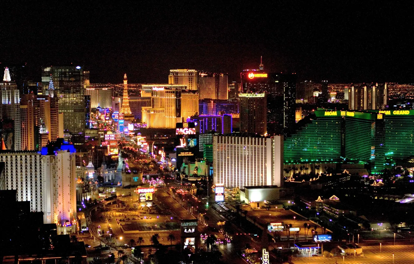 Photo wallpaper Casino, Vegas, the excitement, Las Vegas, Las Vegas, Vegas, Las-Vegas