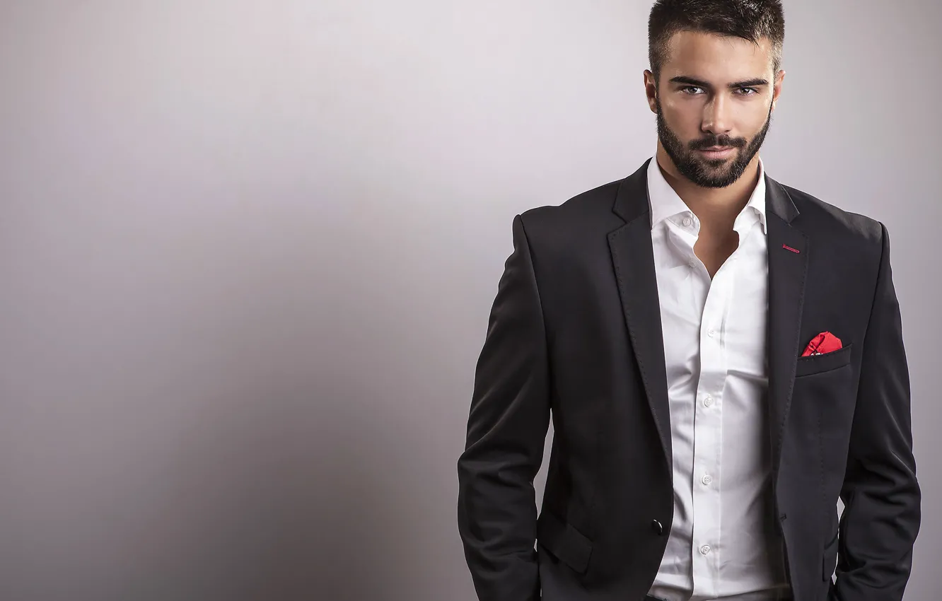 Photo wallpaper look, background, costume, male