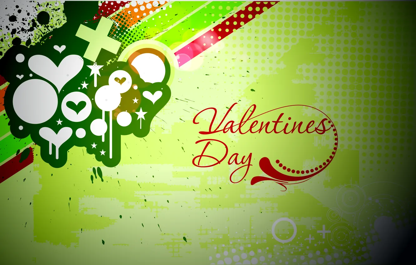 Photo wallpaper love, style, paint, vector, Valentine's day, Valentine's day, Urban style