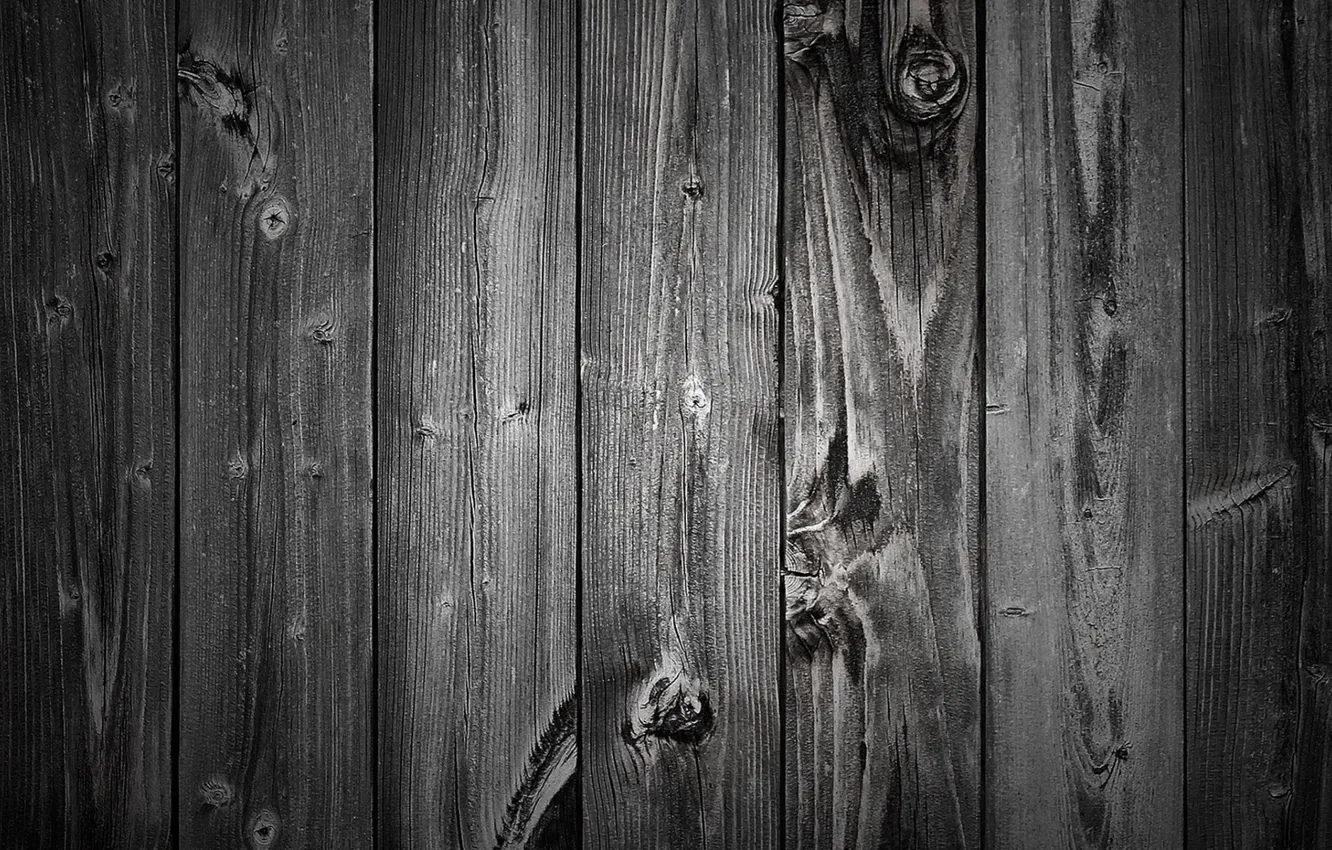 Photo wallpaper grey, the fence, wooden