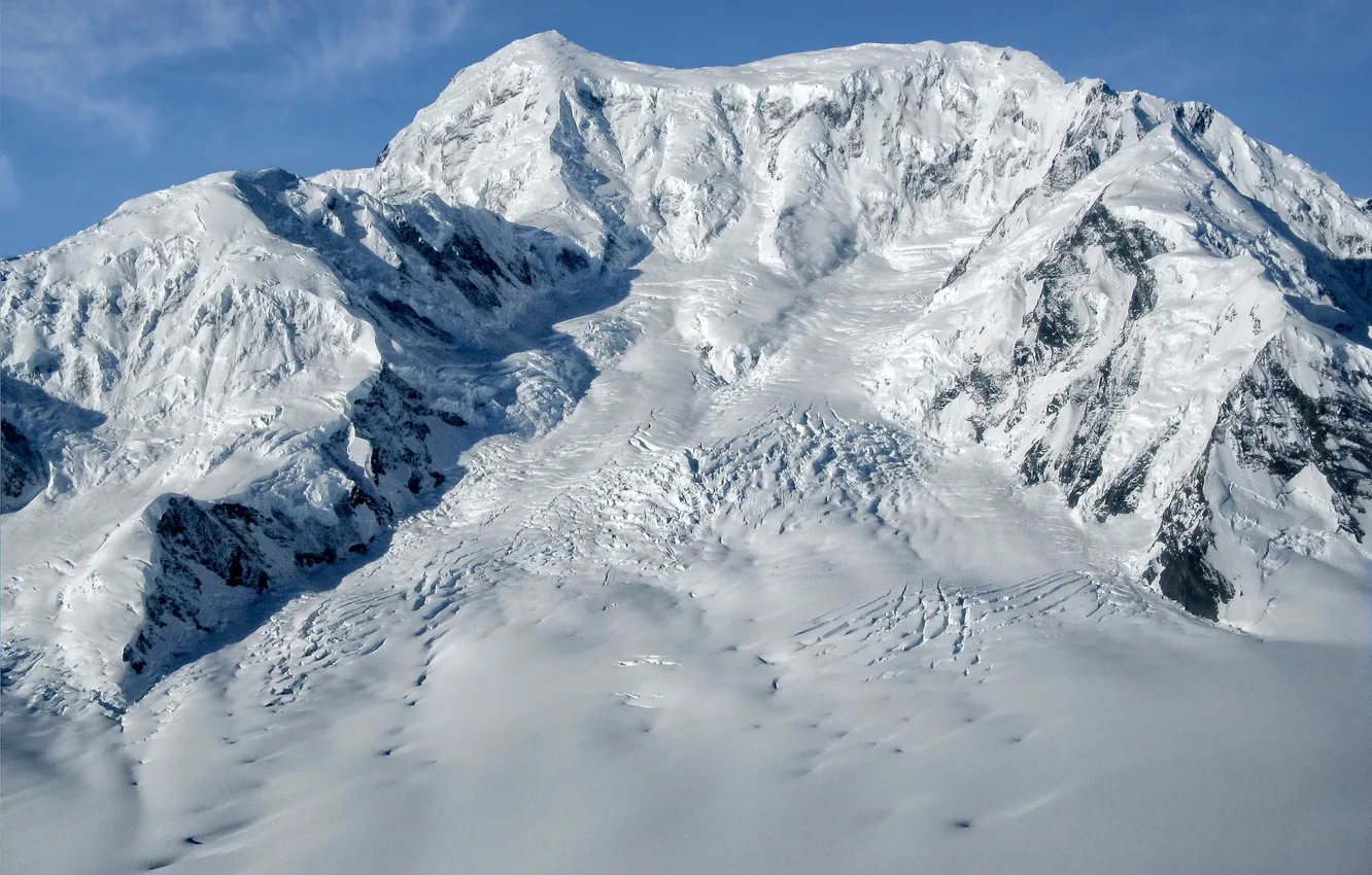 Photo wallpaper snow, mountains, Canada, Mount, Yukon territory, Kluane National Park, St.Elias