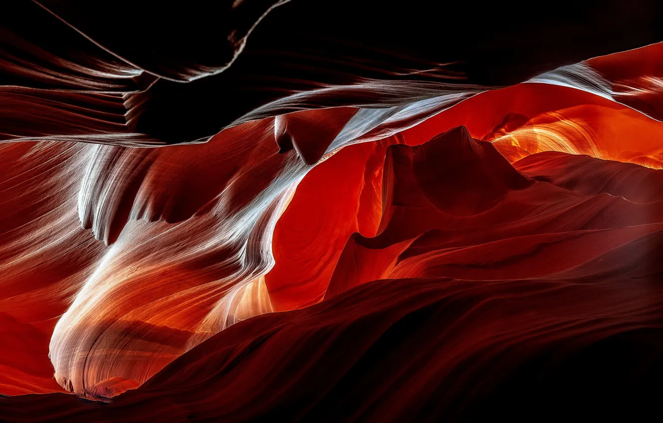 Photo wallpaper nature, background, rocks