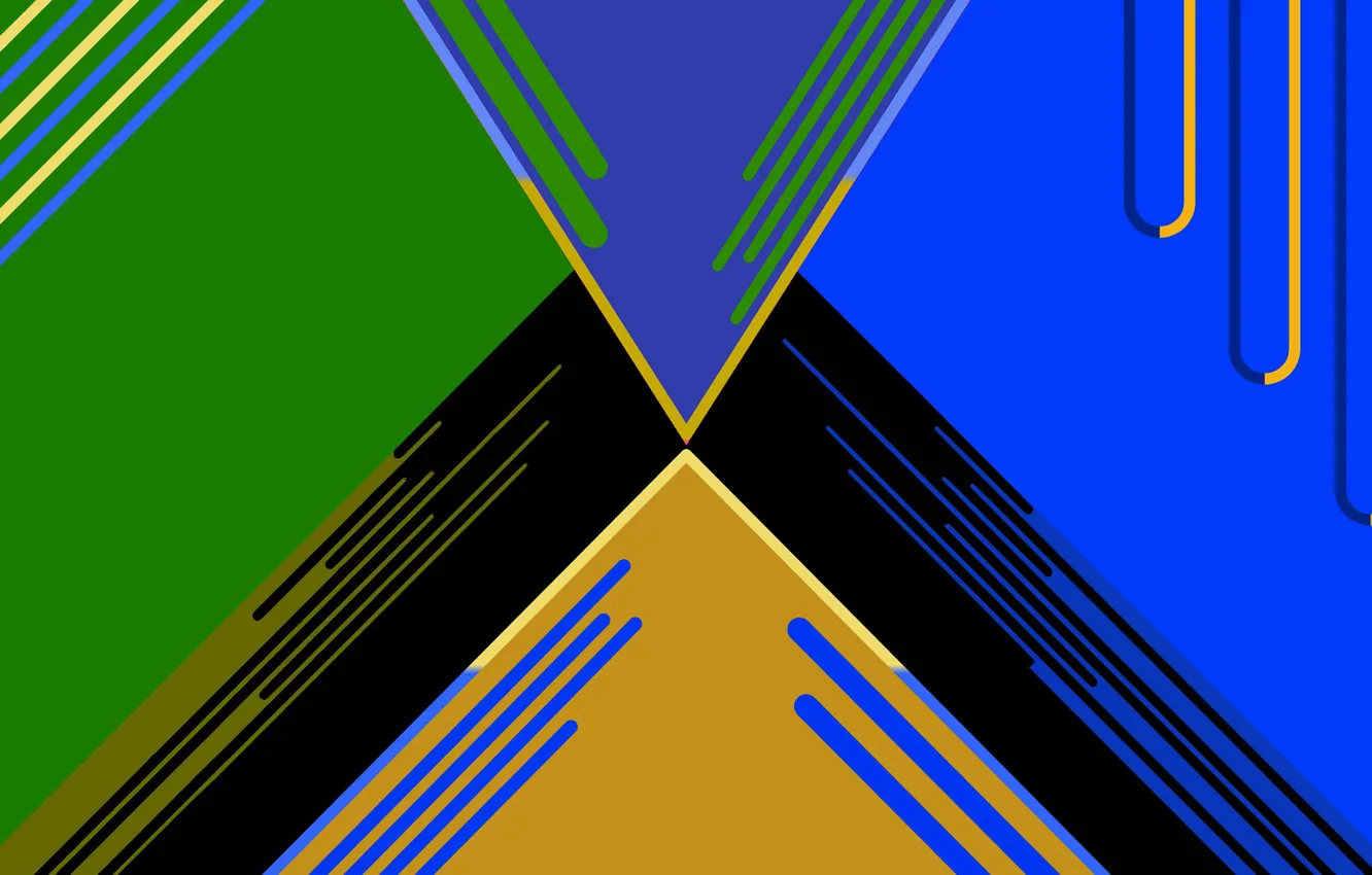 Photo wallpaper line, background, figure, colorful