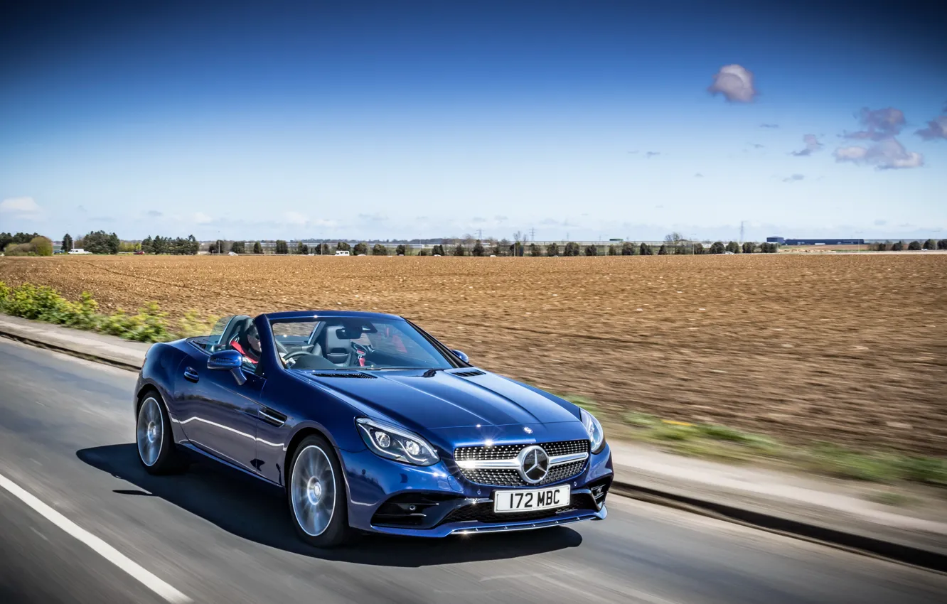 Photo wallpaper Mercedes-Benz, Roadster, convertible, Mercedes, AMG, R172, SLC-Class