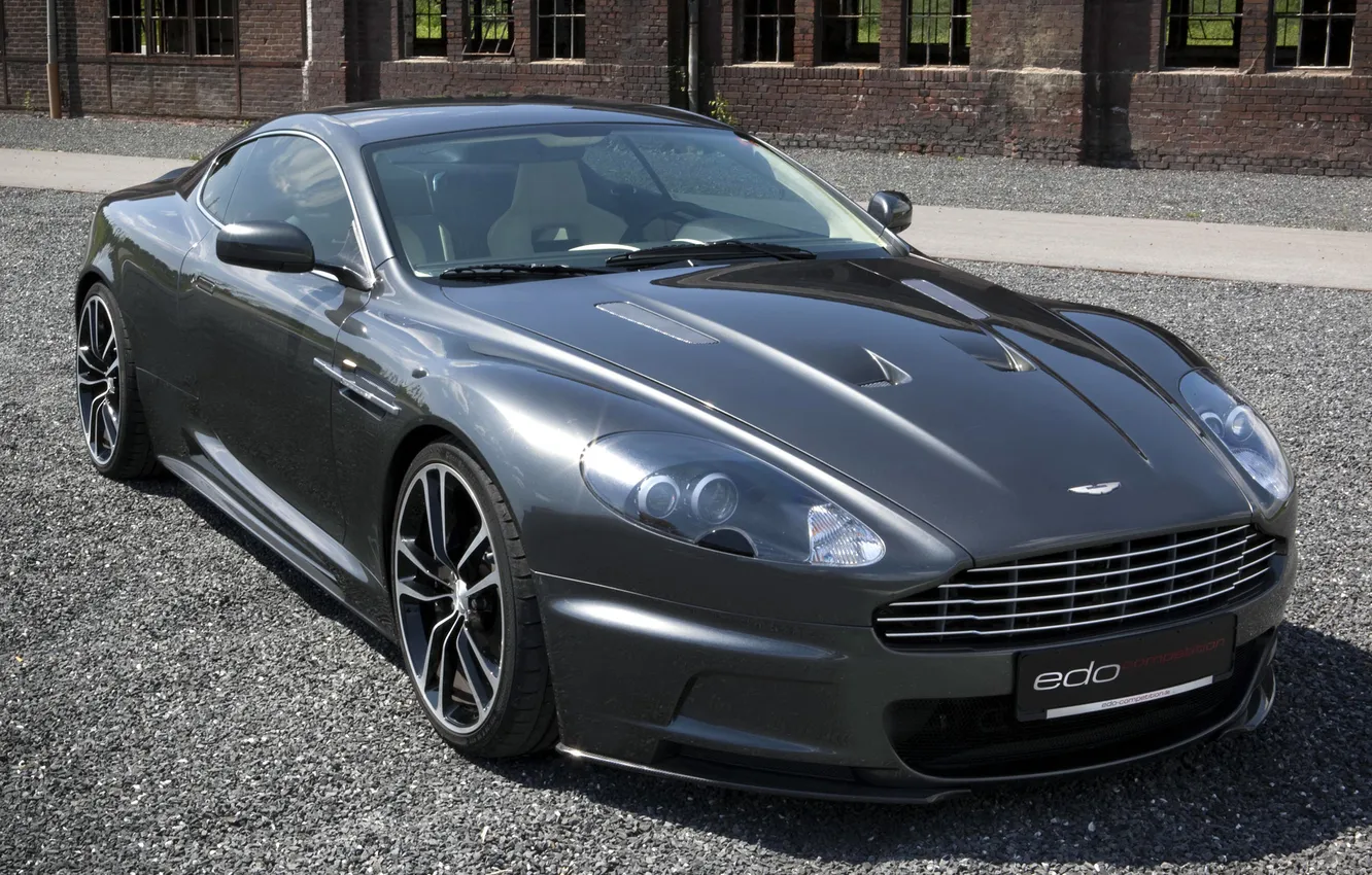 Photo wallpaper auto, Aston Martin, lights, DBS, the front, front, Edo Competition