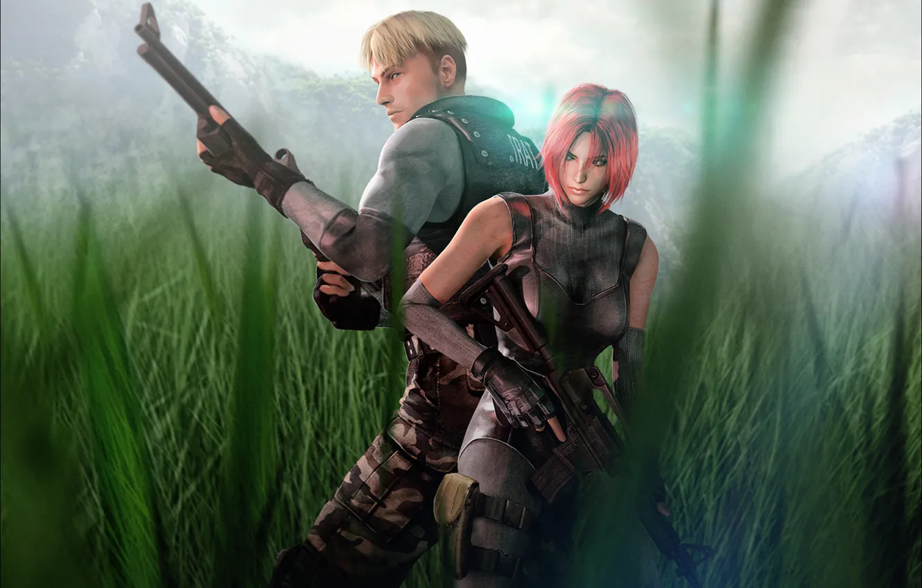 Photo wallpaper Capcom, fan art, Regina, Dylan Morton, S.O.R.T. agent, dino crisis, T.R.A.T. Soldier