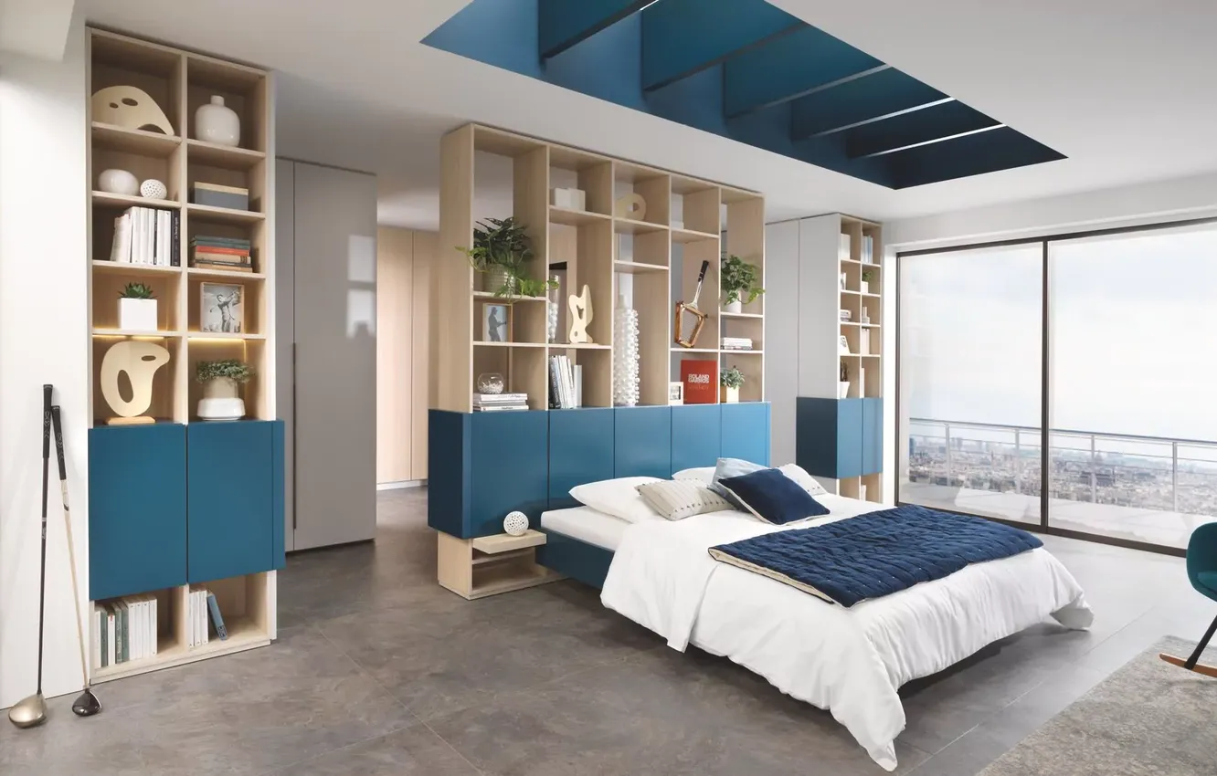 Photo wallpaper design, style, room, interior, bedroom