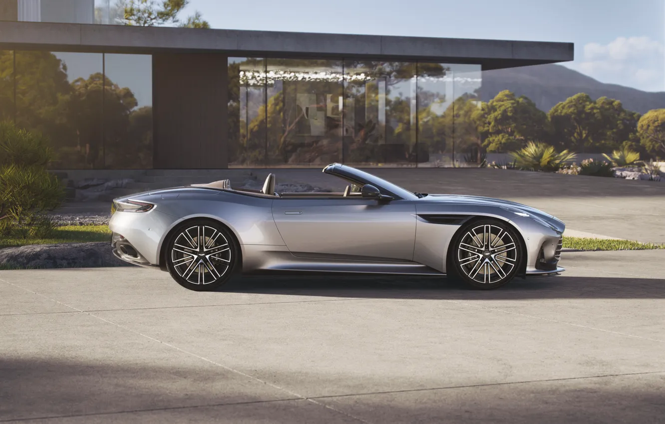 Photo wallpaper Aston Martin, side view, 2023, DB12, Aston Martin DB12 Volante