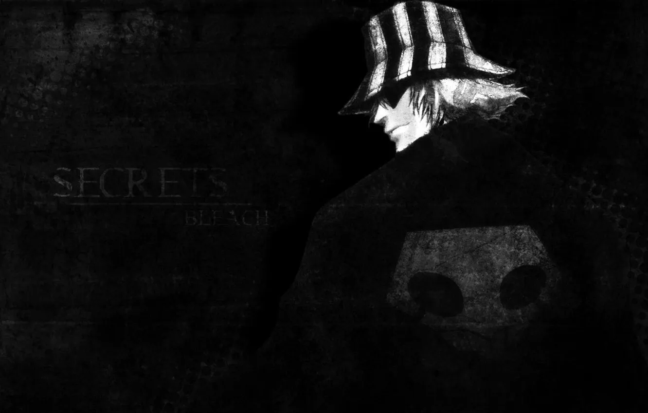 Photo wallpaper Bleach, Kiska, striped hat, Urahara