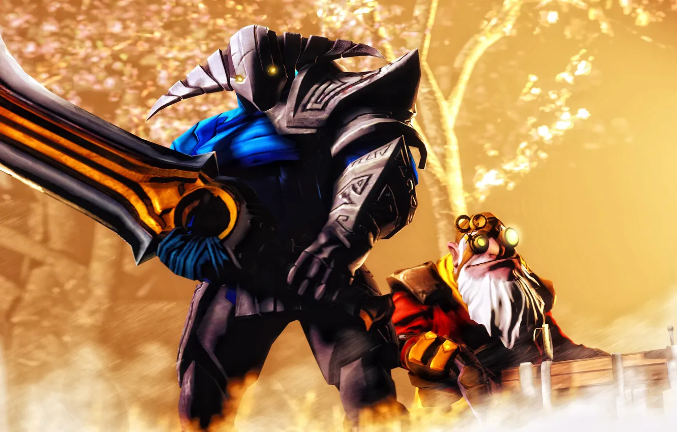 Photo wallpaper hero, sniper, dota 2, Sven