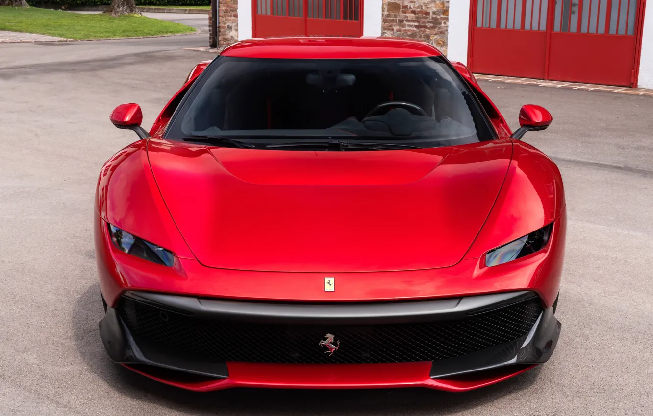 Photo wallpaper Ferrari, front view, 2018, SP38