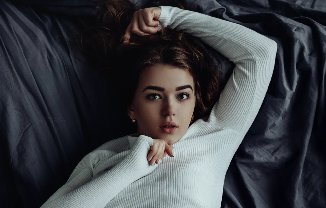 Photo wallpaper look, girl, George Adcock, Victoria Naryshkin