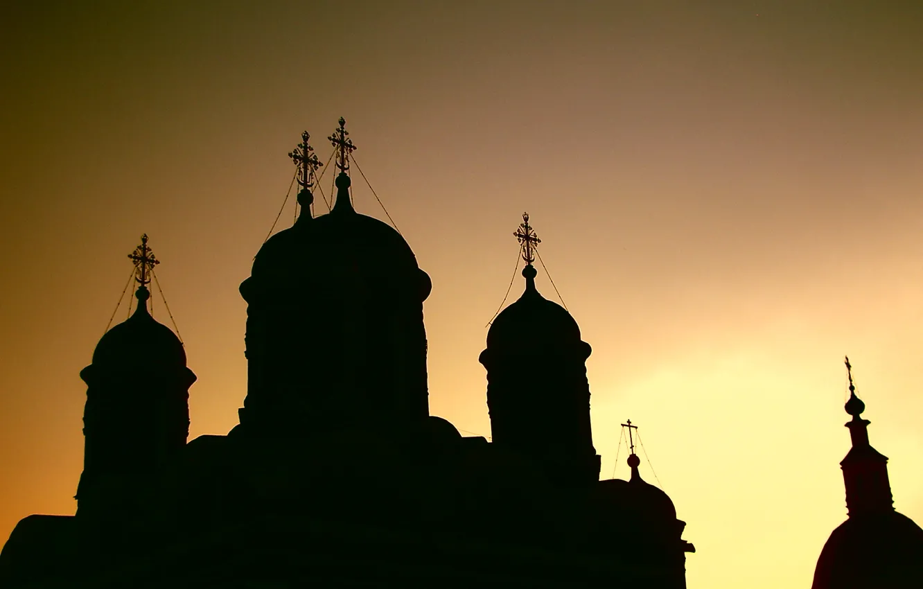 Photo wallpaper the sky, temple, the monastery