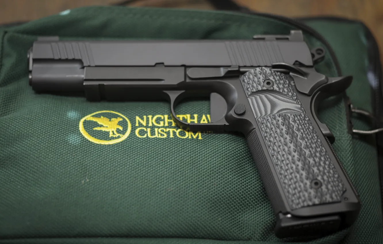 Photo wallpaper gun, weapons, 9mm, Nighthawk