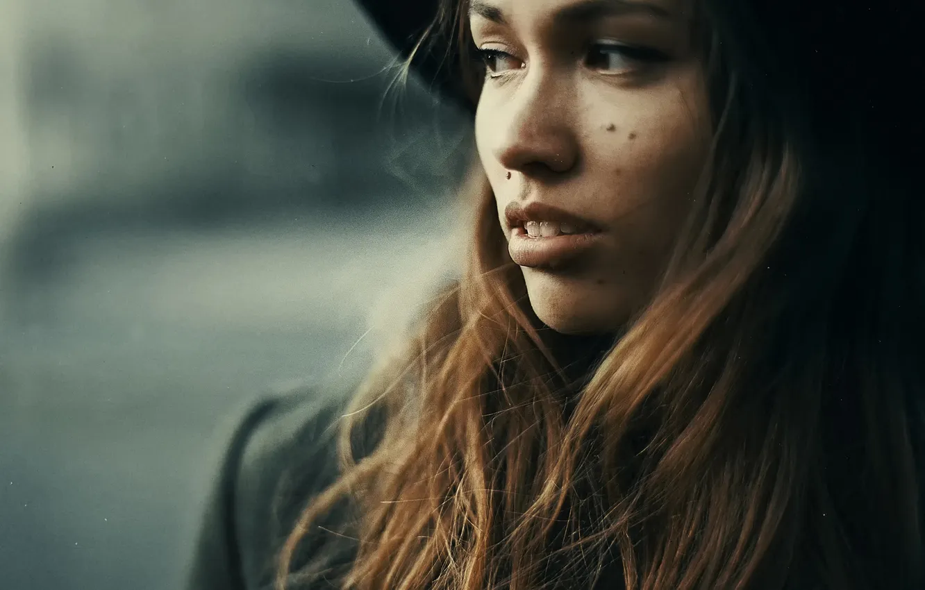 Photo wallpaper look, hat, Catalina Koe