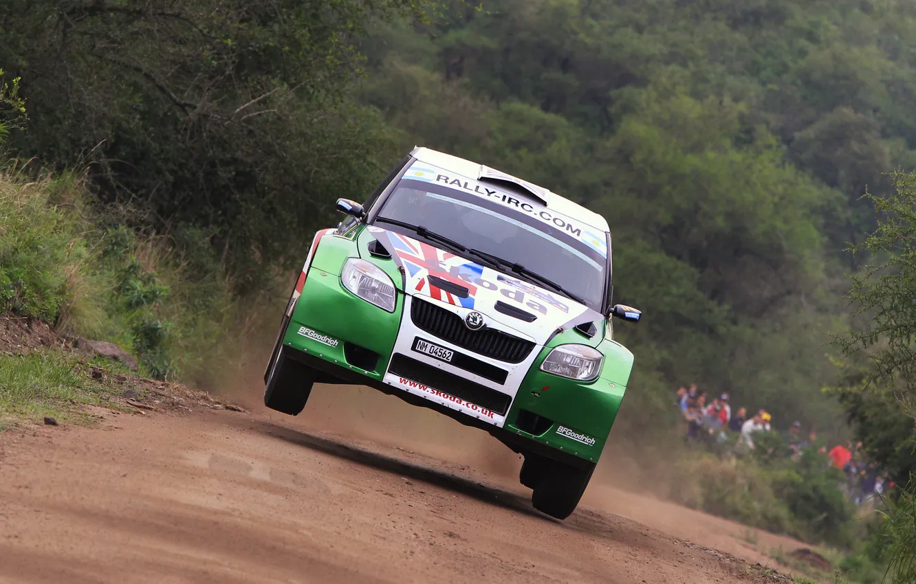 Photo wallpaper competition, Forest, Sport, Lights, in the air, Rally, Rally, The front