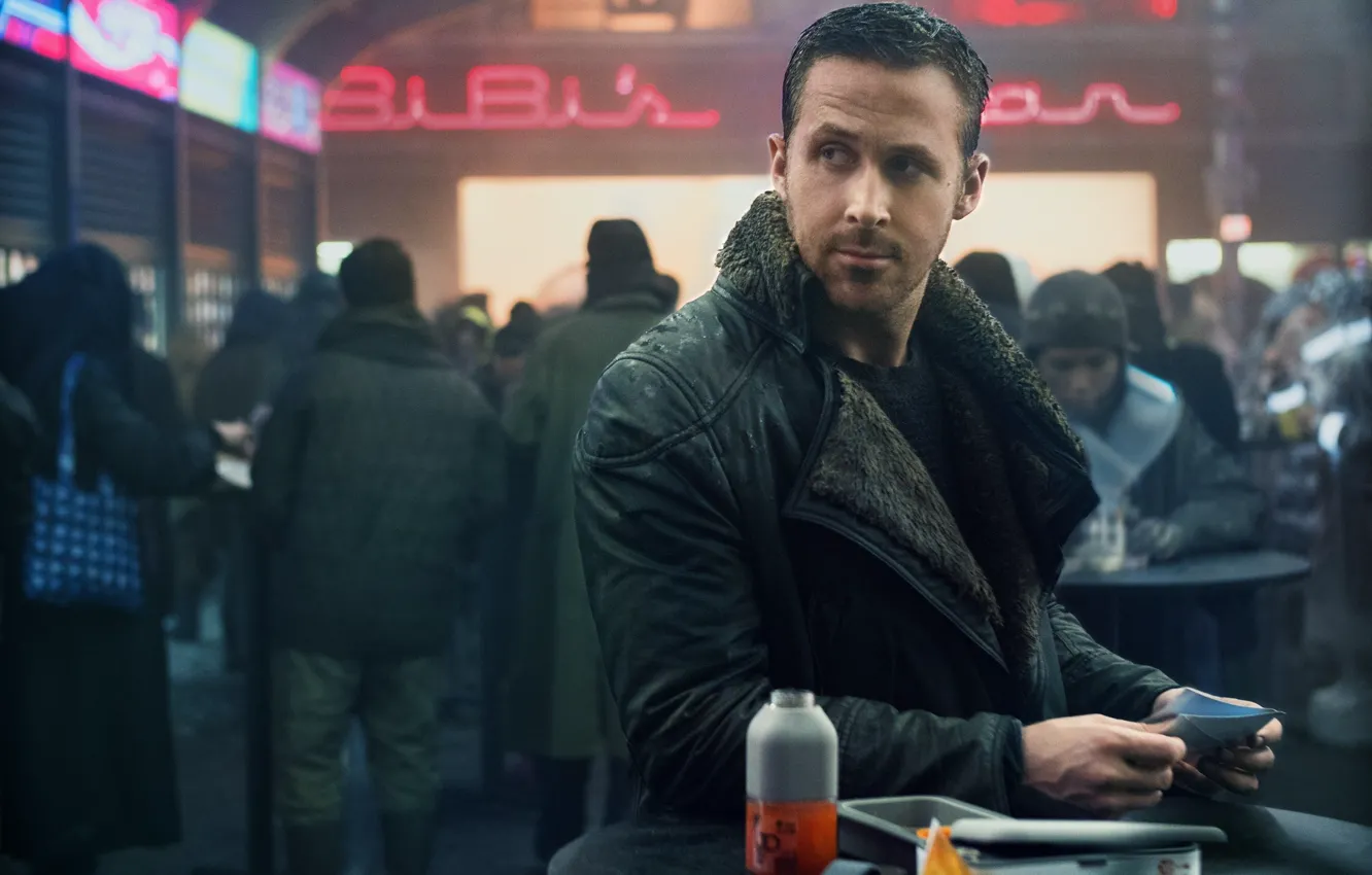 Photo wallpaper cinema, man, movie, film, Ridley Scott, Ryan Gosling, Blade Runner, Blade Runner 2049