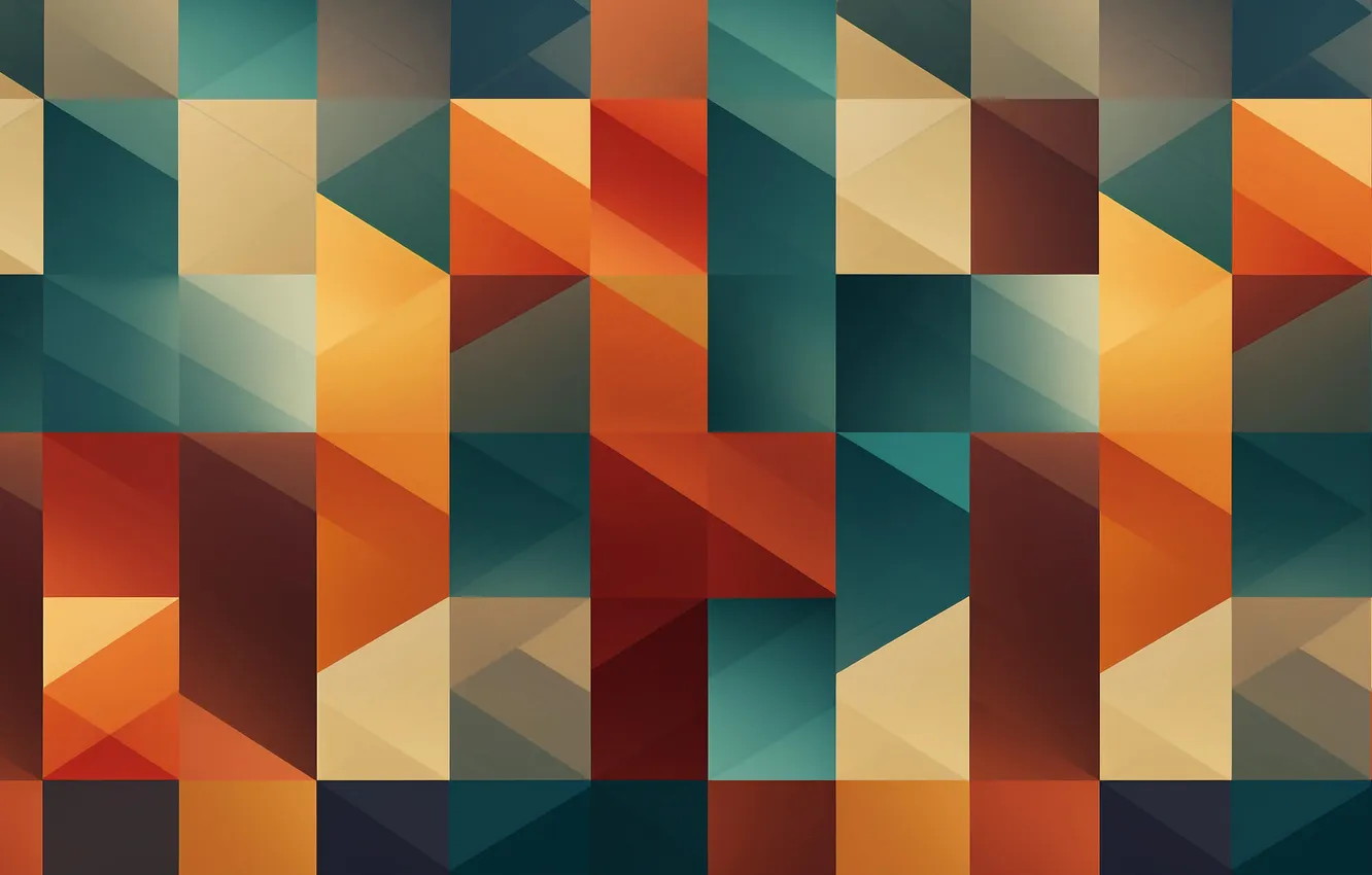 Photo wallpaper abstraction, geometry, colorful, rectangle, abstract background, AI art, neural network