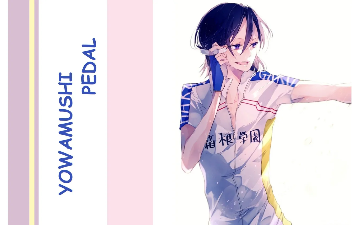 Photo wallpaper smile, characters, gloves, athlete, guy, brunette, sports jacket, Cowardly cyclist