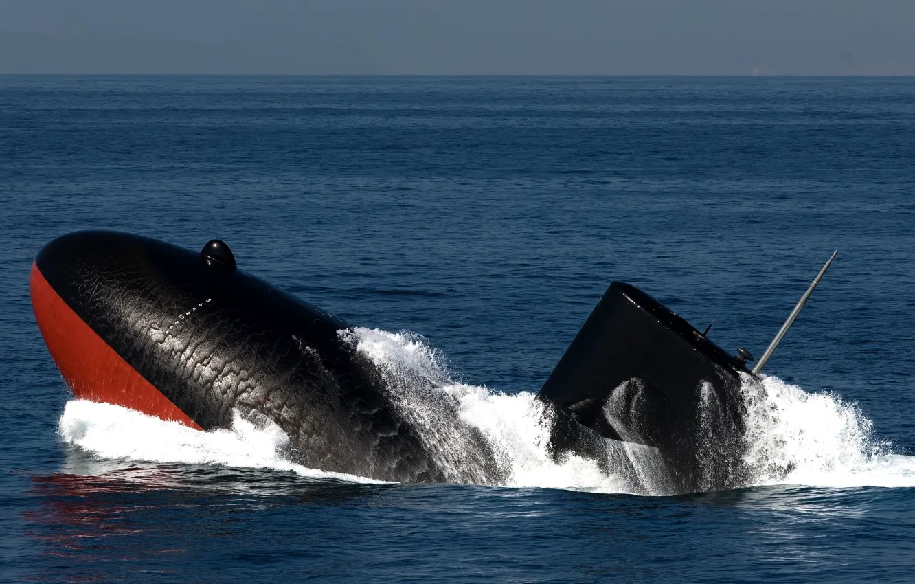 Photo wallpaper submarine, SSK, Maritime self-defense force of Japan, The self-defense forces of Japan, Submarine type "litter"