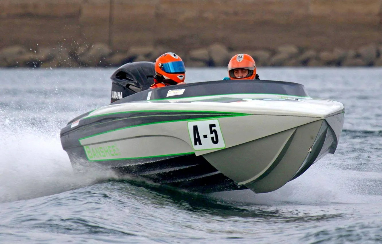 Photo wallpaper race, boat, speed