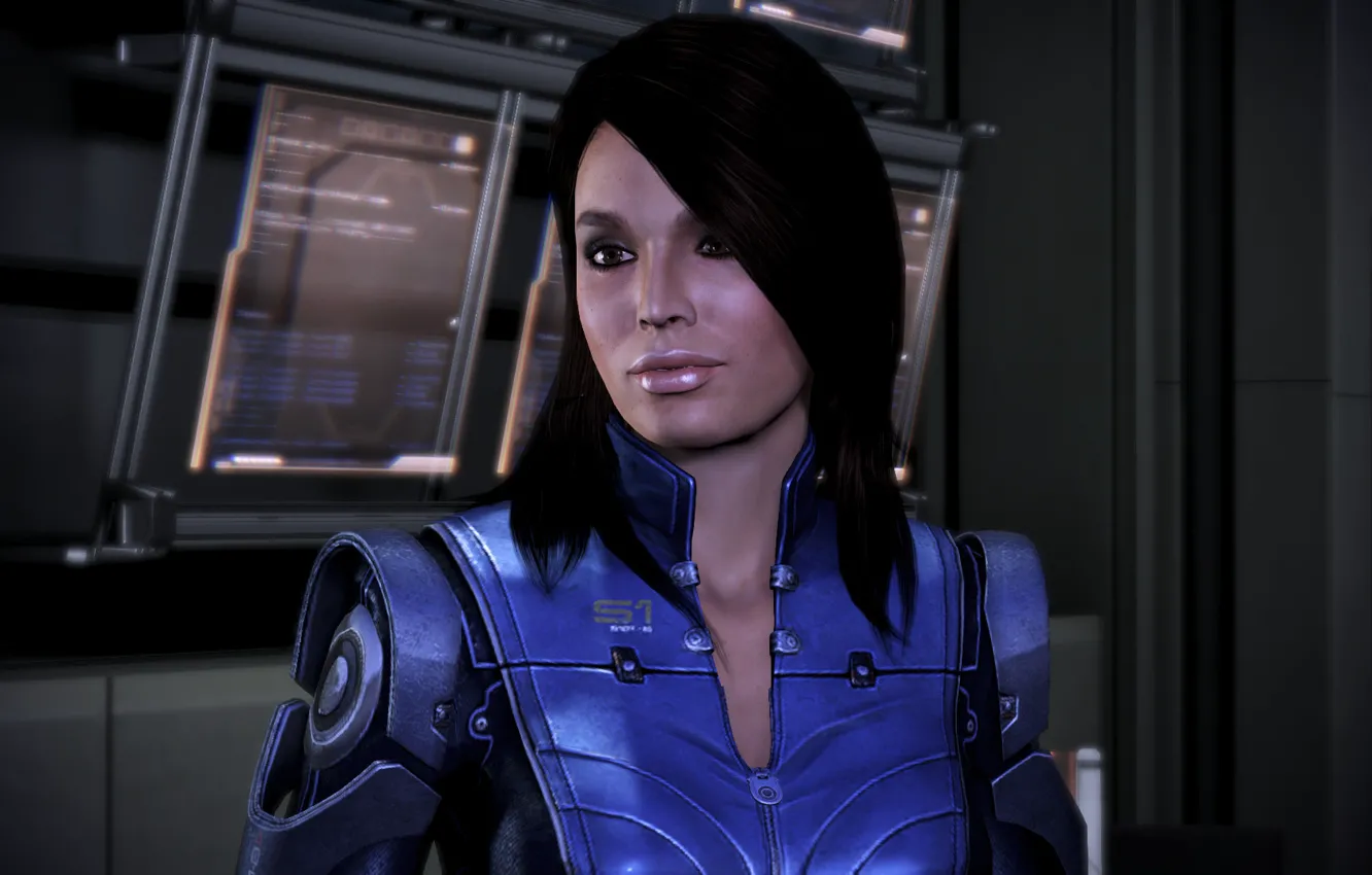 Photo wallpaper mass effect, Ashley Williams