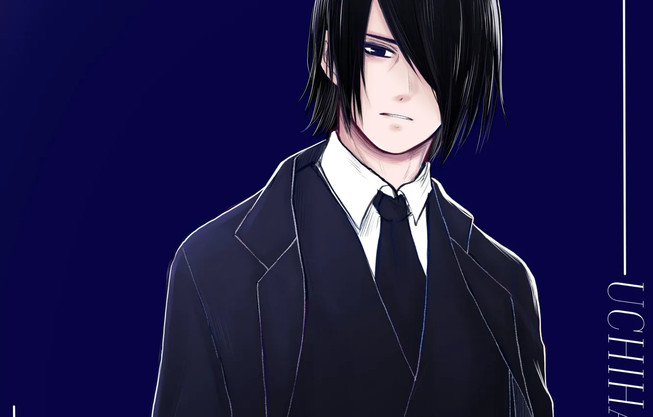 Photo wallpaper background, Naruto, Naruto, Sasuke Uchiha