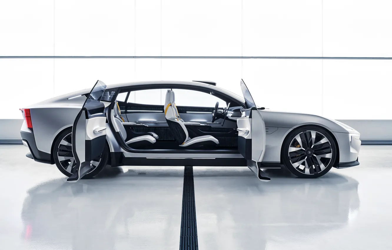 Photo wallpaper Concept, Volvo, side view, Polestar, 2020, Precept