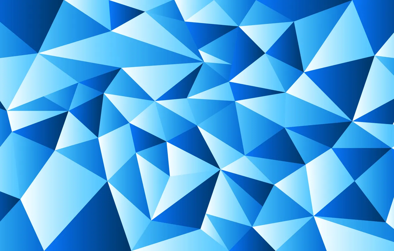Photo wallpaper triangles, corners
