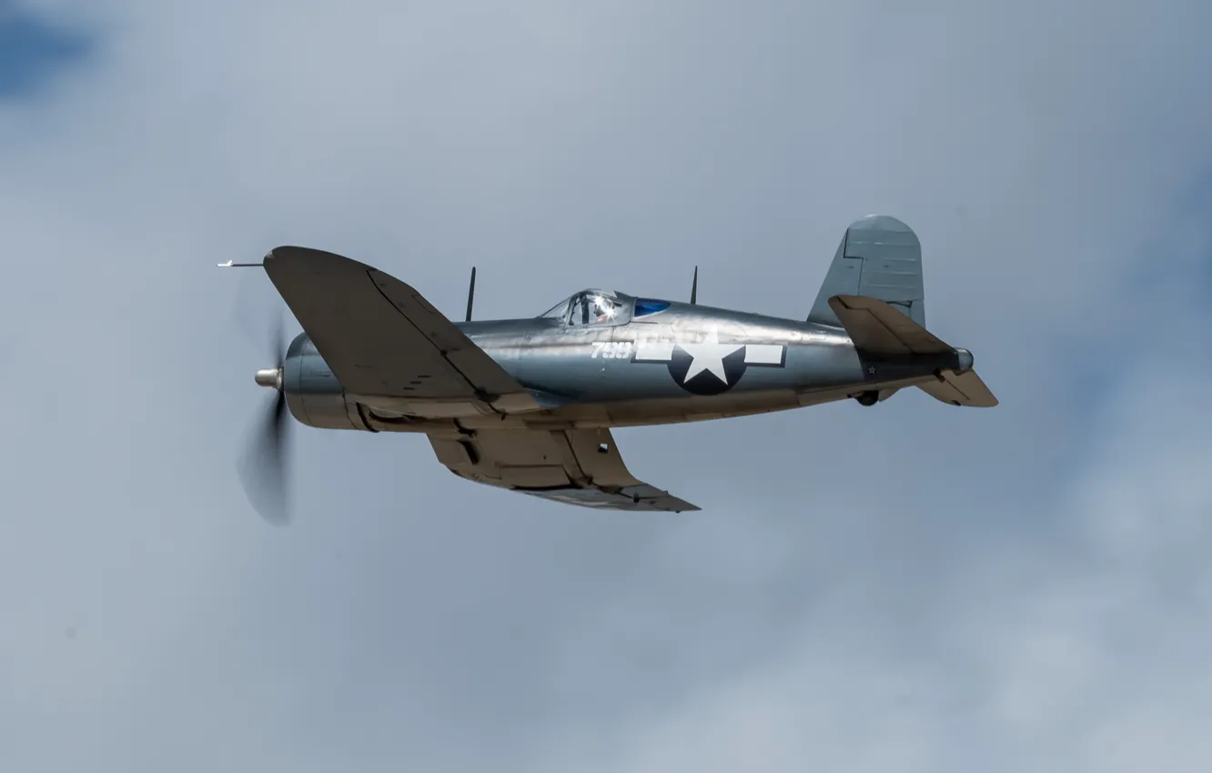 Photo wallpaper fighter, deck, single, F4U-1 Corsair