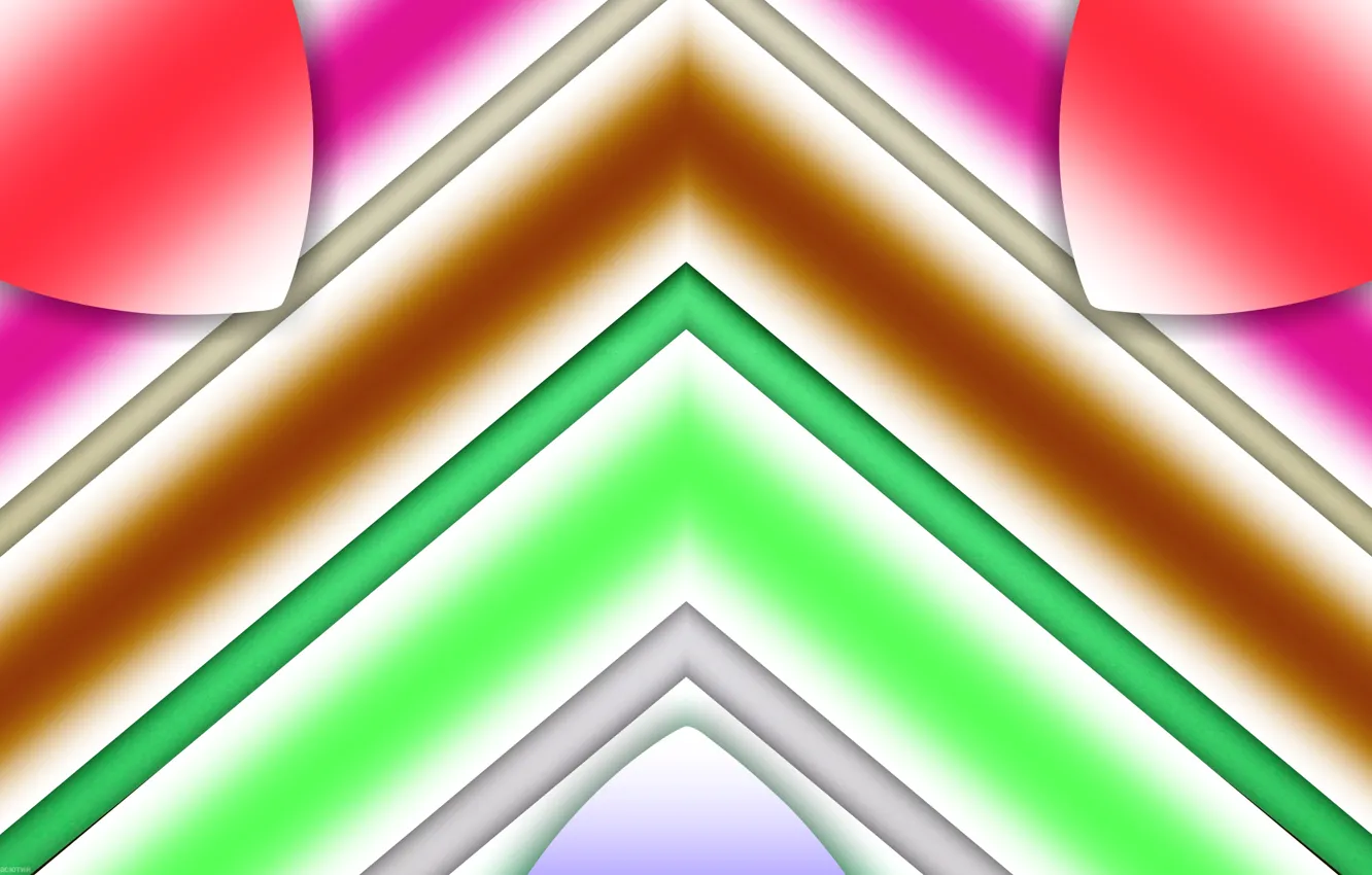 Photo wallpaper strip, gradient, figure