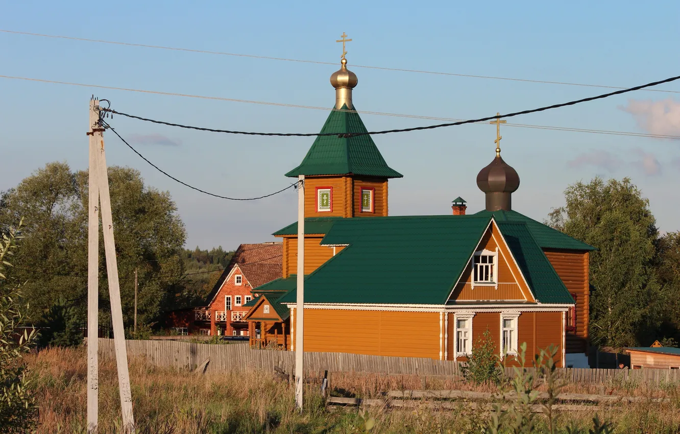 Photo wallpaper home, Church, buildings