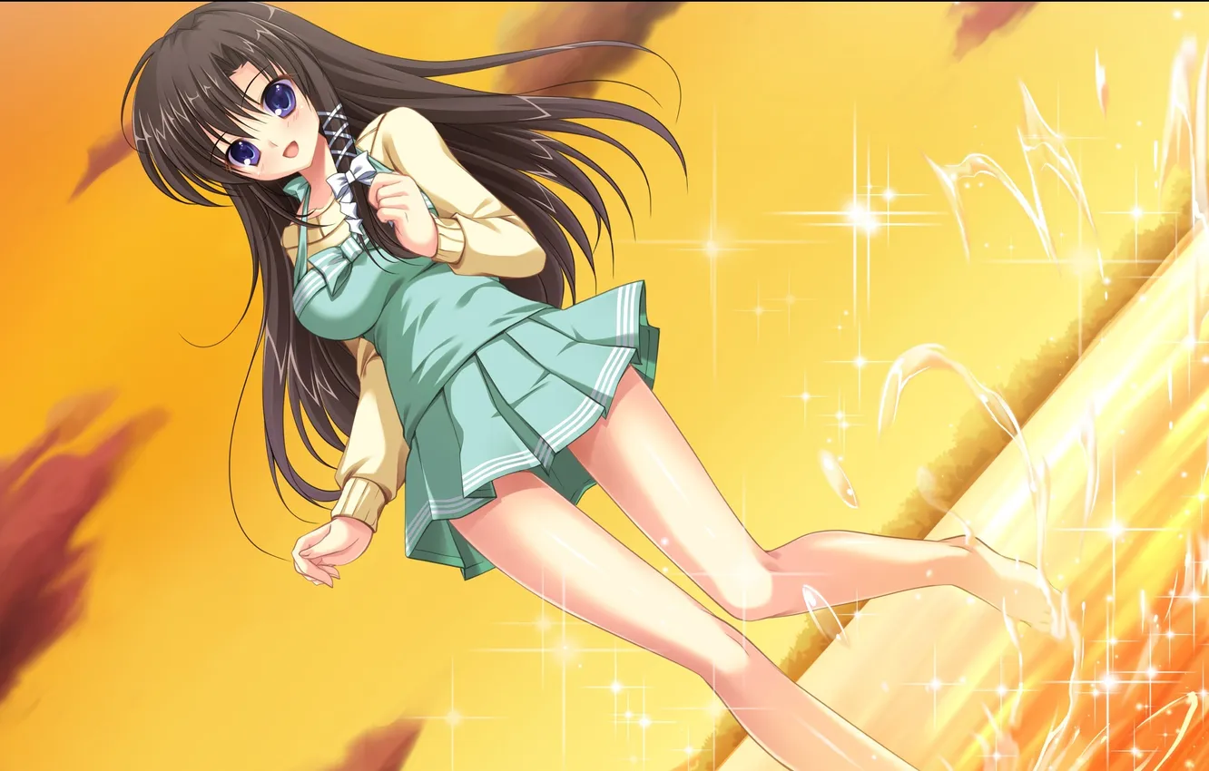 Photo wallpaper the sky, water, girl, akigase nozomi, manatsu no yoru no yuki monogatari