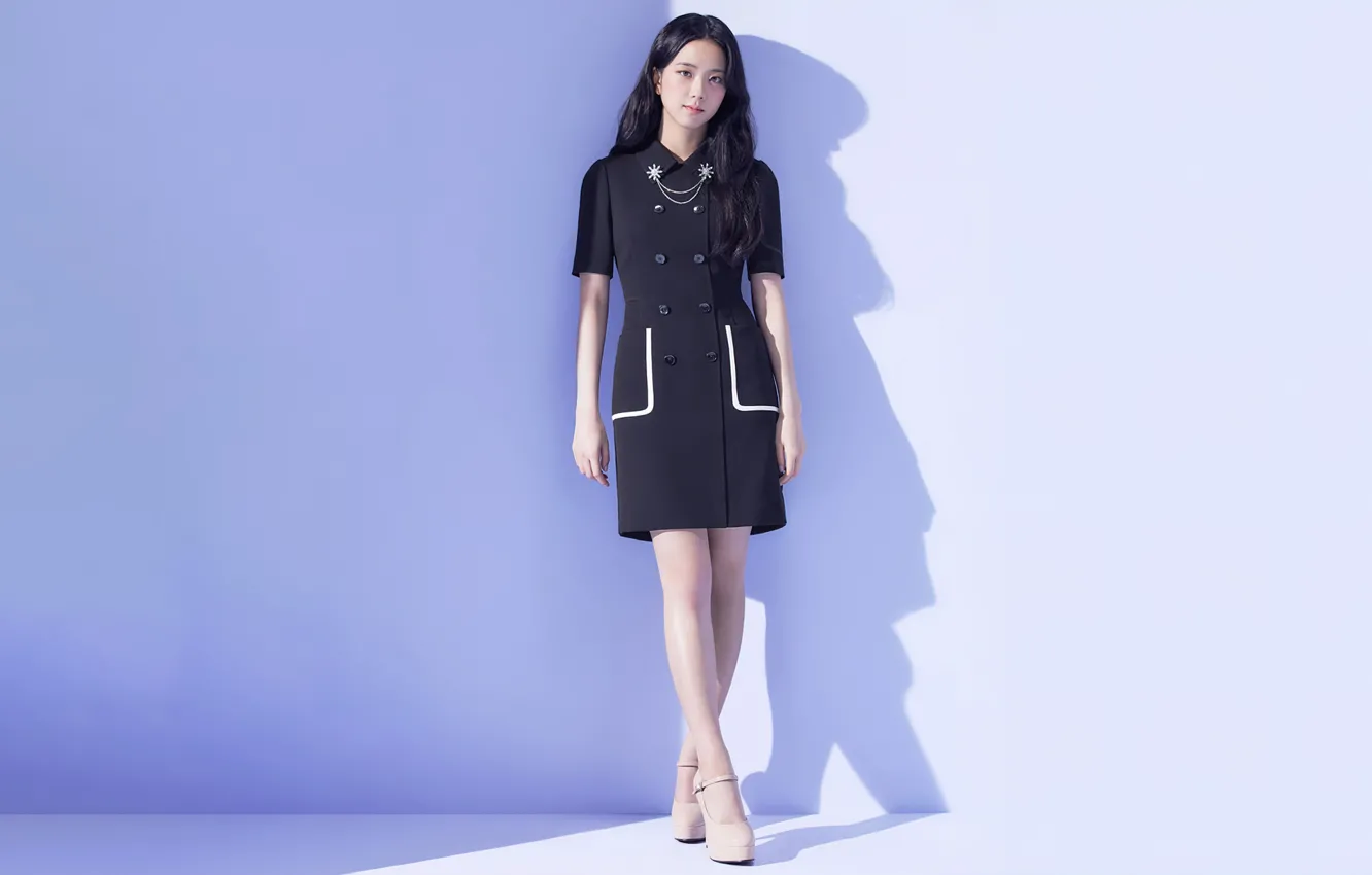 Photo wallpaper Wallpaper for desktop, Kpop, 16:9, Blackpink, 3840x2160, Korean singer, Kim Jisoo, Kim Ji Soo