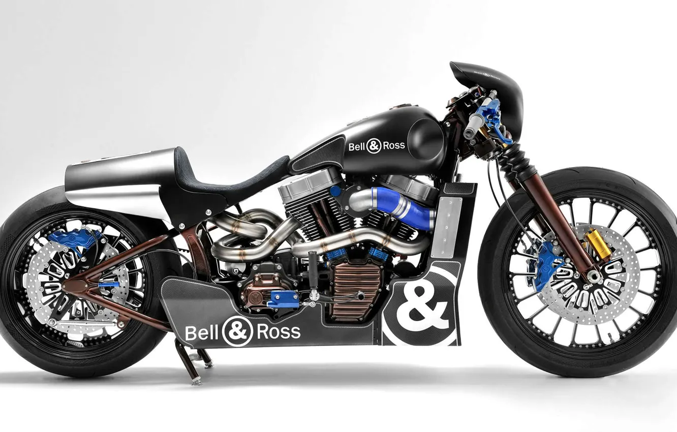 Photo wallpaper motorcycle, Harley-Davidson, bell&ampamp;ross, motocycle