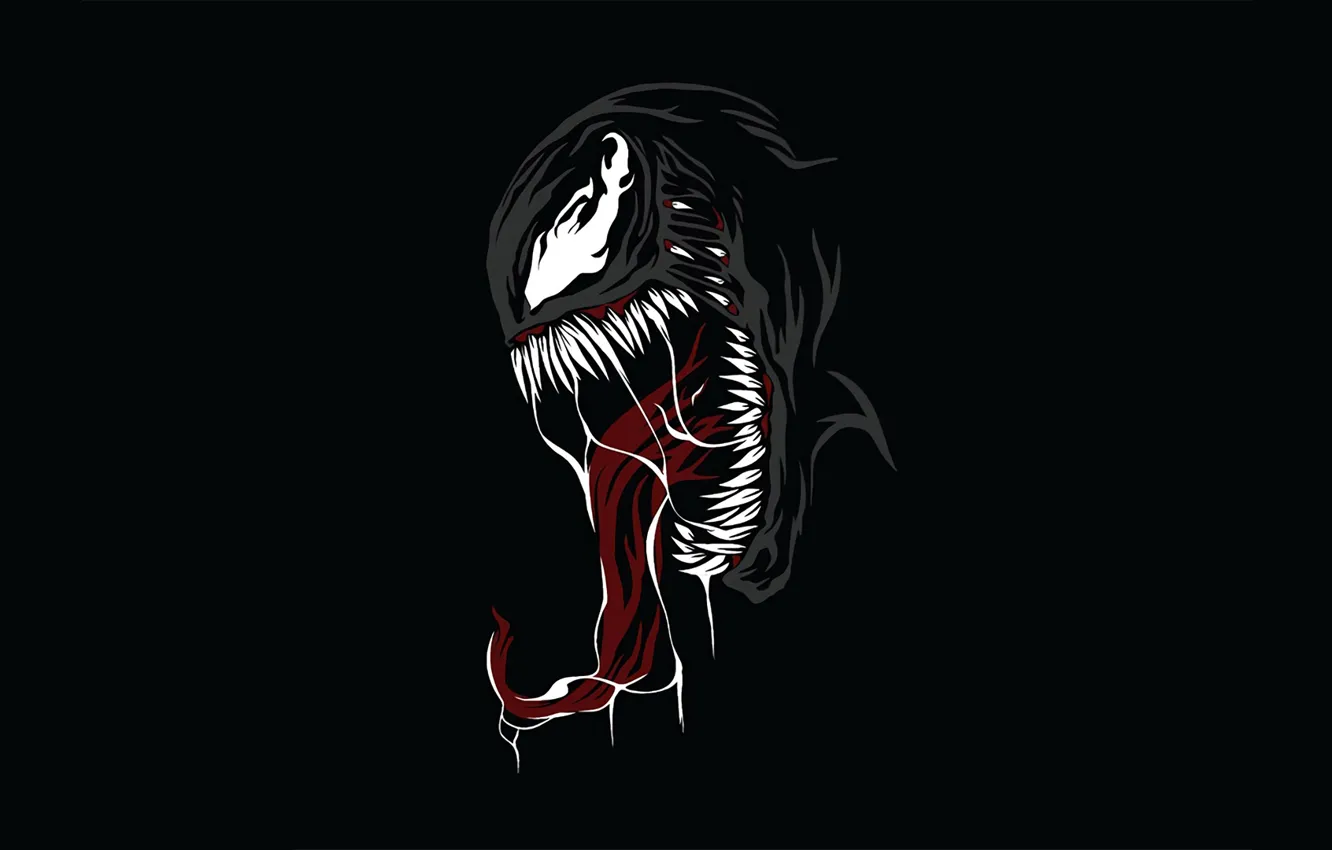 Photo wallpaper minimalism, minimal, Venom, Venom