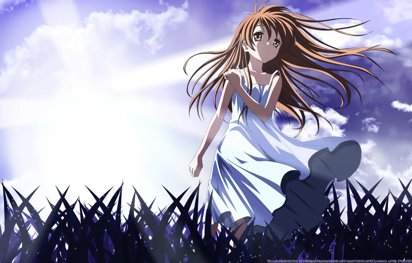 Photo wallpaper Clannad. After Story, Clannad. The continuation of the story, Ushio Okazaki