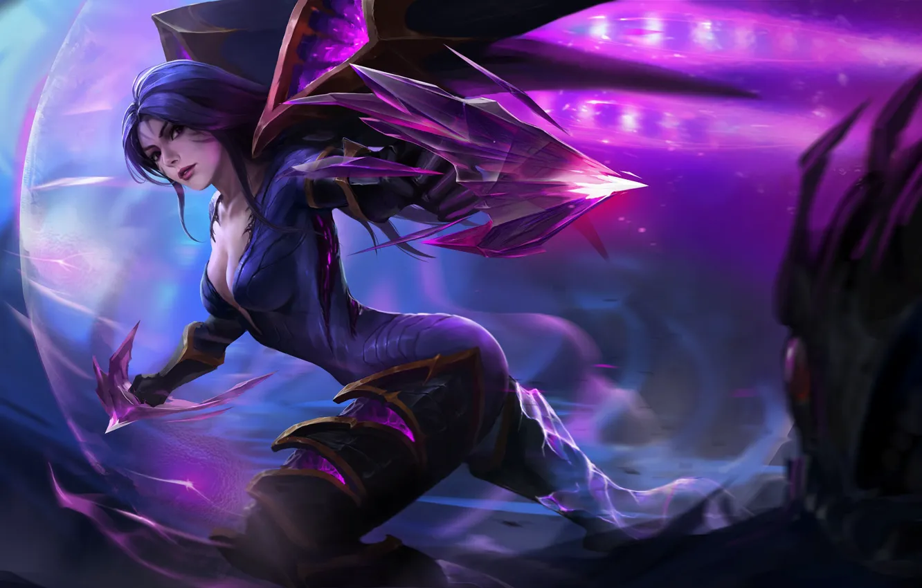 Photo wallpaper girl, style, fiction, girl, characters, League of Legends, LoL, Ari