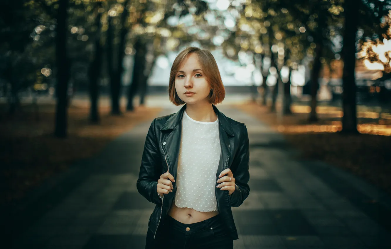 Photo wallpaper girl, sexy, Wallpaper, sweetheart, model, bright, portrait, jeans