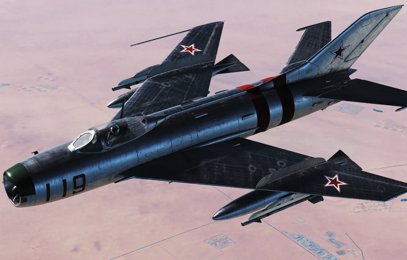 Photo wallpaper OKB MiG, Fighter-interceptor, MiG-19P