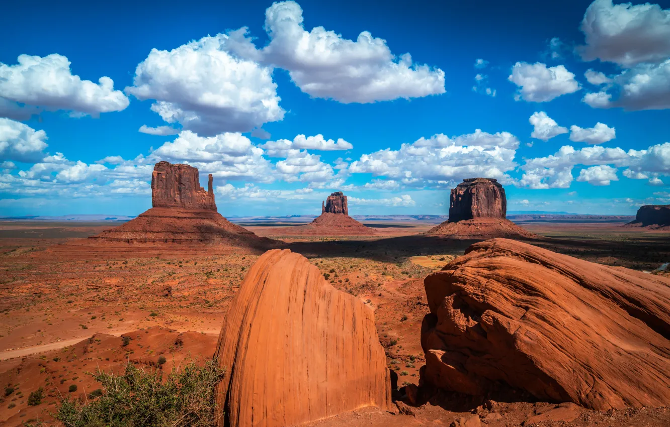 Photo wallpaper landscape, rocks, USA