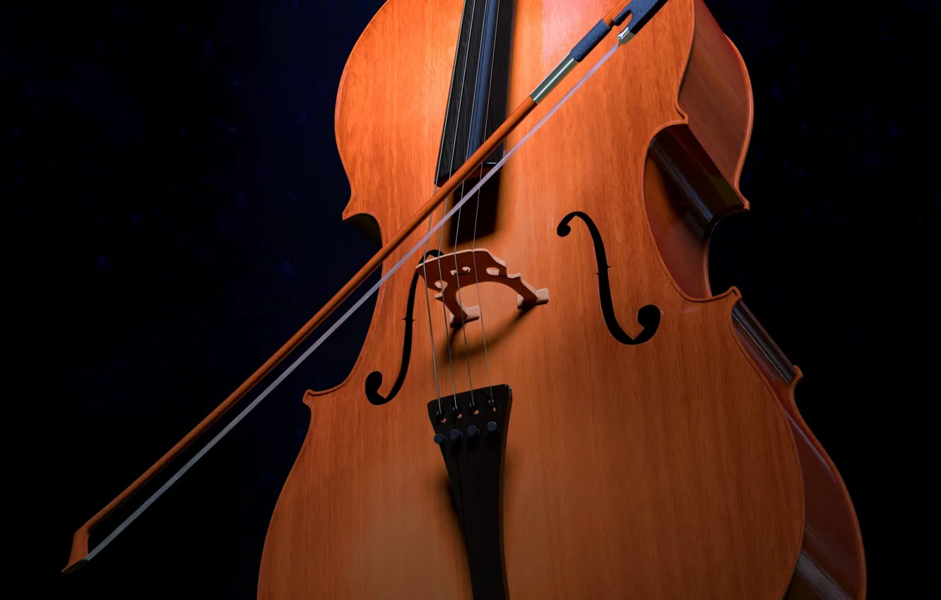 Photo wallpaper music, cello, tool, bow