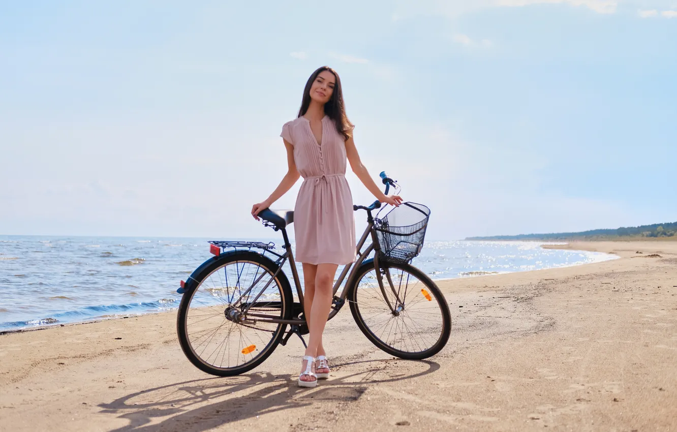 Photo wallpaper summer, woman, young, beautiful, enjoying